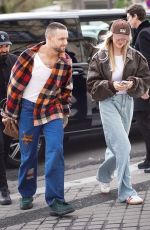 KATE CASSIDY Arrives at Hotel La Reserve in Paris 03/01/2024