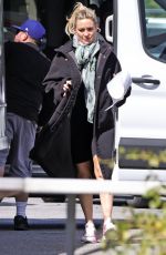 KATE HUDSON Arrives on the Set of Mindy Kaling