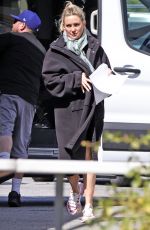 KATE HUDSON Arrives on the Set of Mindy Kaling