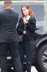 KATE MARA Arrives at San Vicente Bungalows for Lunch in West Hollywood 03/15/2024