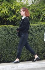 KATE MARA Arrives at San Vicente Bungalows for Lunch in West Hollywood 03/15/2024