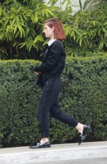 KATE MARA Arrives at San Vicente Bungalows for Lunch in West Hollywood 03/15/2024