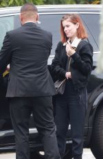 KATE MARA Arrives at San Vicente Bungalows for Lunch in West Hollywood 03/15/2024