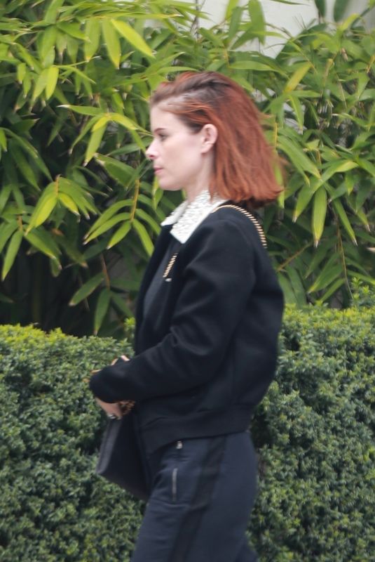 KATE MARA Arrives at San Vicente Bungalows for Lunch in West Hollywood 03/15/2024