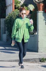 KATE MARA Out for Coffee to-go in Los Angeles 03/08/2024