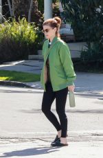 KATE MARA Out for Coffee to-go in Los Angeles 03/08/2024