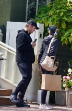 KATHERINE SCHWARZENEGGER and Chris Pratt Out for Flower Shopping in Santa Monica 03/29/2024