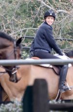 KATHERINE SCHWARZENEGGER at Morning Horseback Ride in Los Angeles 02/29/2024