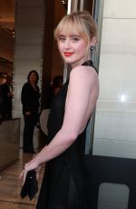 KATHRYN NEWTON Arrives at Giorgio Armani Pre-Oscars Party in Beverly Hills 03/09/2024