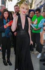 KATHRYN NEWTON Arrives at Giorgio Armani Pre-Oscars Party in Beverly Hills 03/09/2024