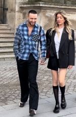 KATIE CASSIDY Arrives at Louvre in Paris 03/01/2024