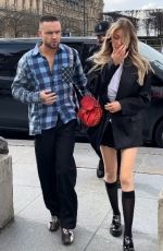KATIE CASSIDY Arrives at Louvre in Paris 03/01/2024