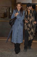 KATIE HOLMES Leaves a Broadway Play in New York 03/25/2024