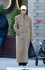 KATIE HOLMES Makeup-free Out in New York 03/16/2024