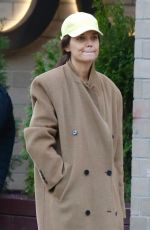 KATIE HOLMES Makeup-free Out in New York 03/16/2024
