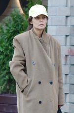 KATIE HOLMES Makeup-free Out in New York 03/16/2024
