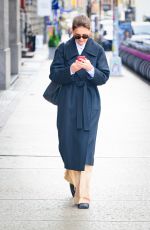 KATIE HOLMES Out and About in New York 03/13/2024