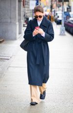 KATIE HOLMES Out and About in New York 03/13/2024