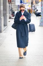 KATIE HOLMES Out and About in New York 03/13/2024