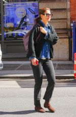 KATIE HOLMES Out and About in New York 03/16/2024