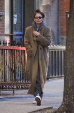 KATIE HOLMES Out and About in New York City 03/13/2024