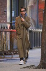 KATIE HOLMES Out and About in New York City 03/13/2024
