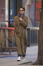 KATIE HOLMES Out and About in New York City 03/13/2024