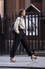 KATIE HOLMES Out and About on First Day of Spring in New York 03/19/2024