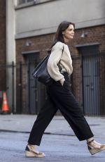 KATIE HOLMES Out and About on First Day of Spring in New York 03/19/2024