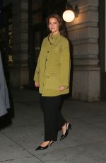 KATIE HOLMES Out for Dinner with a Friend in New York 03/20/2024
