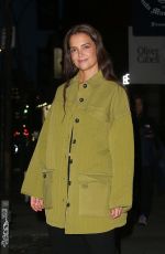 KATIE HOLMES Out for Dinner with a Friend in New York 03/20/2024