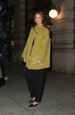 KATIE HOLMES Out for Dinner with a Friend in New York 03/20/2024