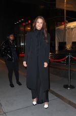 KATIE HOLMES Out for Evening in New York 03/04/2024