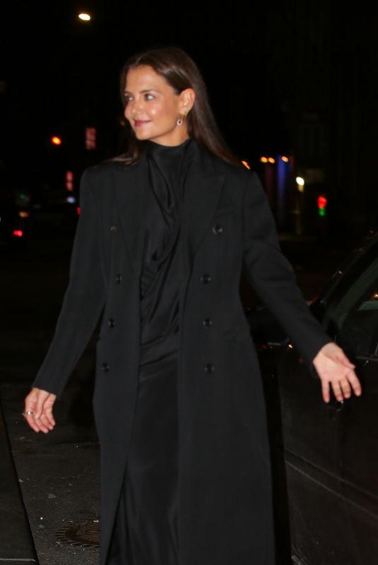KATIE HOLMES Out for Evening in New York 03/04/2024