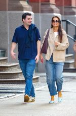 KATIE HOLMES Out with a Friend in New York 03/15/2024