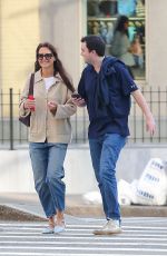 KATIE HOLMES Out with a Friend in New York 03/15/2024