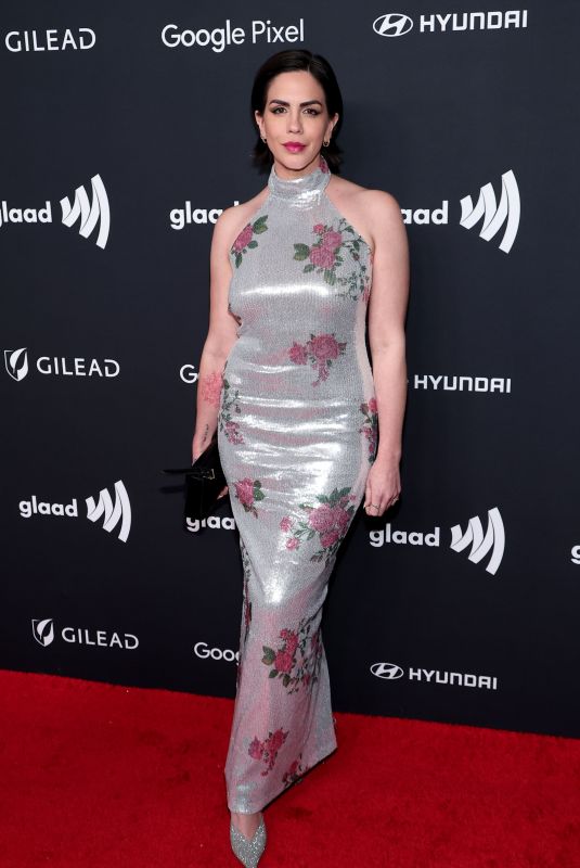 KATIE MALONEY at 35th GLAAD Media Awards at Beverly Hilton in Beverly Hills 03/14/2024