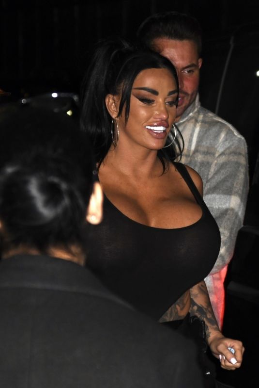 KATIE PRICE Leaves Celebrity Ex On The Beach in London 03/18/2024