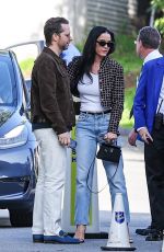 KATY PERRY Arrives at an Oscars Party in Beverly Hills 03/09/2024