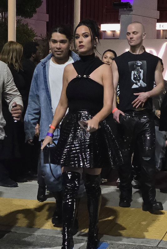 KATY PERRY Arrives at Madonna Concert at The Forum in Los Angeles 03/11/2024