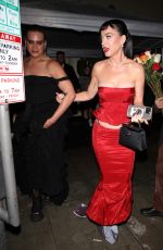KATY PERRY Leaves Billboard Music Bash at Delilah in West Hollywood 03/06/2024
