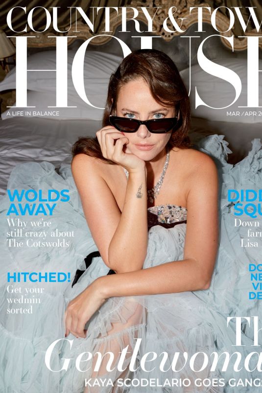 KAYA SCODELARIO in Country & Town House, March/April 2024