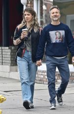 KELLY RIZZO and Breckin Meyer Out for Coffee in Los Angeles 03/30/2024
