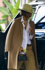 KELLY ROWLAND Arrives at Beverly Hills Hotel 03/24/2024