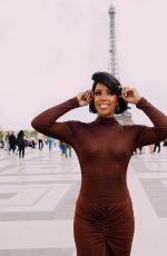 KELLY ROWLAND at Christopher Esber SS24 Fashion Show at PFW in Paris 09/28/2023