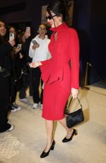 KENDALL JENNER Is Given an Eiffel Tower Keychain Souvenier from a Fan in Paris 03/08/2024
