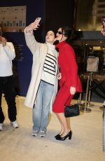 KENDALL JENNER Is Given an Eiffel Tower Keychain Souvenier from a Fan in Paris 03/08/2024