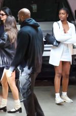 KENDALL JENNER, JUSTINE SKYE, LAUREN PEREZ and HAILEY BIEBER Out for Dinner at Sushi Park 03/16/2024