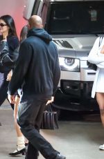 KENDALL JENNER, JUSTINE SKYE, LAUREN PEREZ and HAILEY BIEBER Out for Dinner at Sushi Park 03/16/2024
