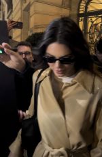KENDALL JENNER Leaves Her Hotel After Filming for L